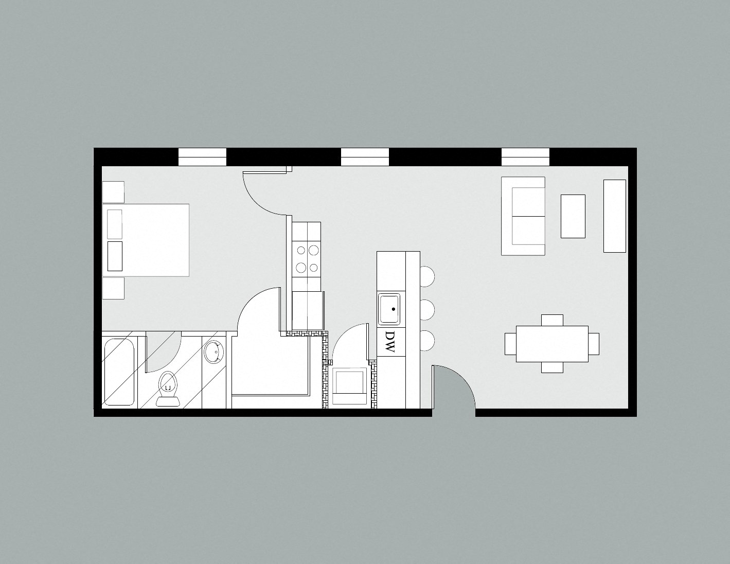 541-545 Bridge St 1 Bed Apartment for Rent - Photo Gallery 19